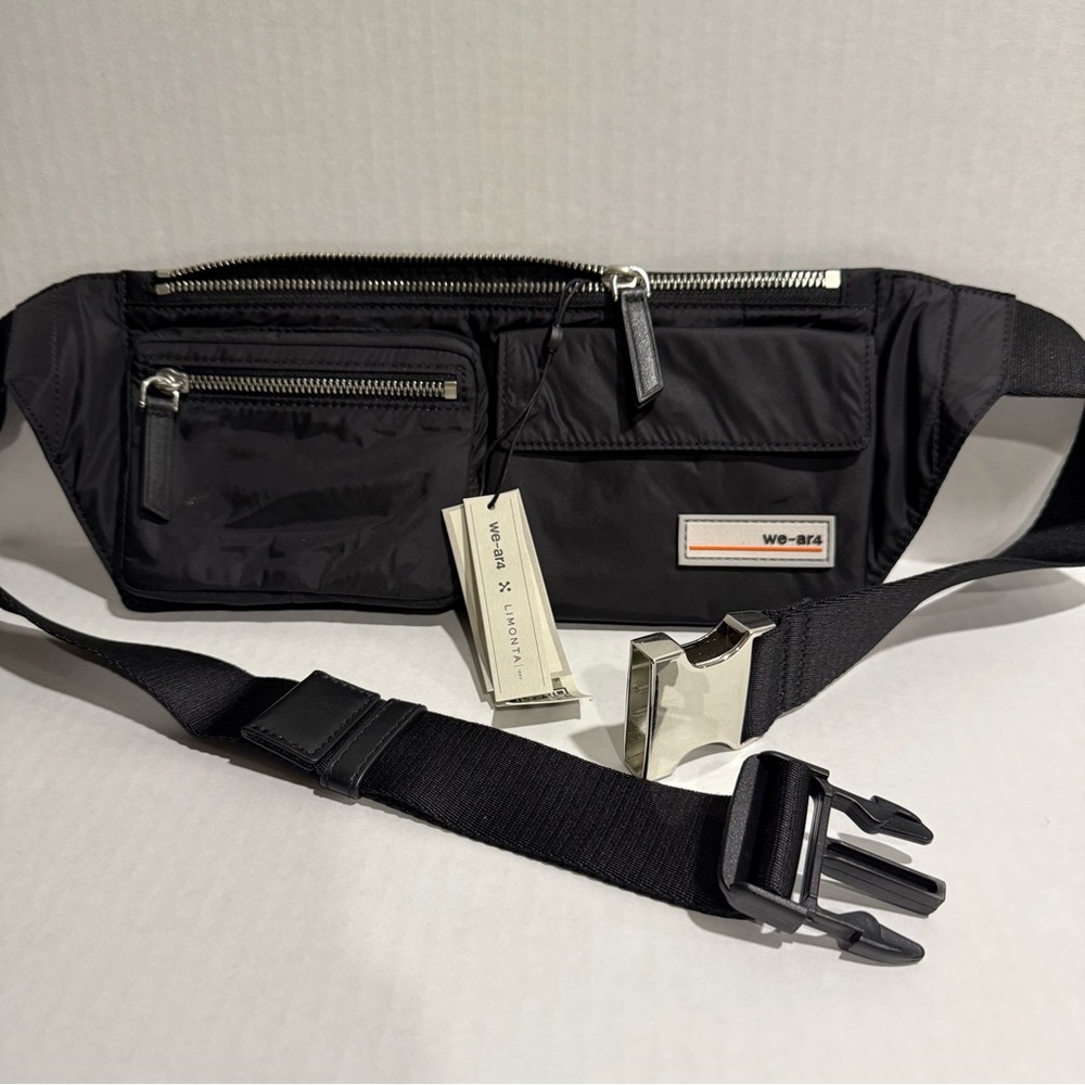 WE-AR4 Transit Belt Bag, NWT crossbody nylon zipper fanny travel flying secure